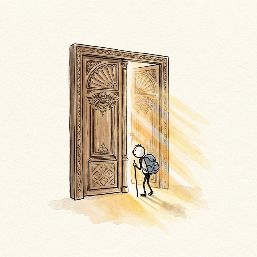 The Holy Door opening in Santiago