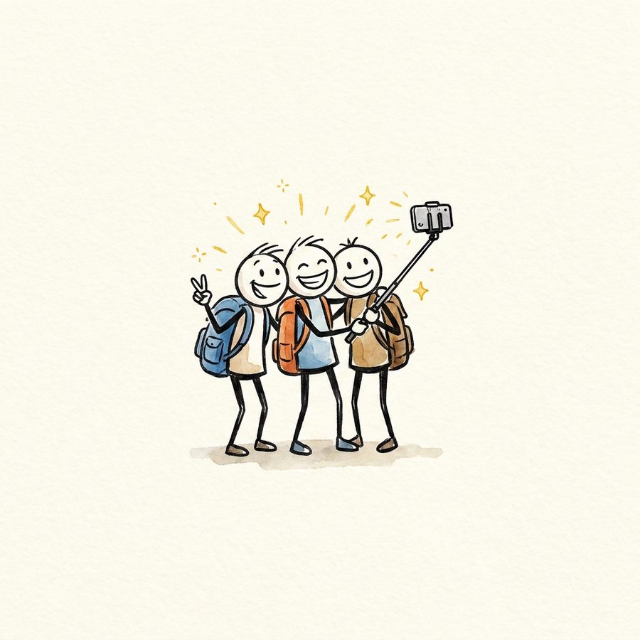 Friends made on the Camino