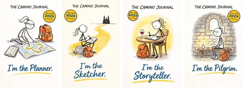 The four editions of The Camino Journal